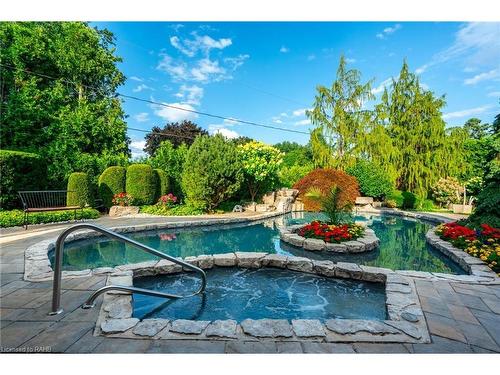 4014 Lantern Lane, Burlington, ON - Outdoor With In Ground Pool With Deck Patio Veranda