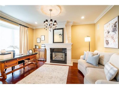 4014 Lantern Lane, Burlington, ON - Indoor Photo Showing Living Room With Fireplace