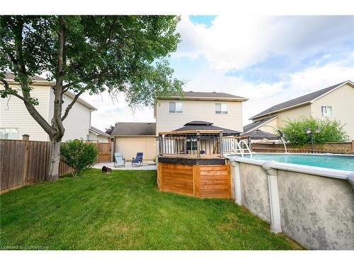 25 Lindsay Drive, Haldimand County, ON - Outdoor With Above Ground Pool With Backyard With Exterior