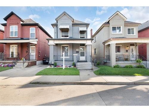 13 Clinton Street, Hamilton, ON - Outdoor With Deck Patio Veranda With Facade