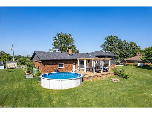 9872 Concession 1 Road, West Lincoln, ON - Outdoor With Above Ground Pool With Backyard