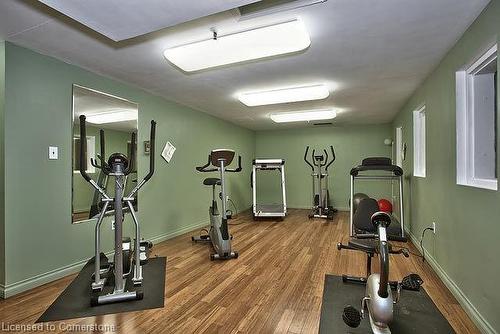 608-1225 North Shore Boulevard E, Burlington, ON - Indoor Photo Showing Gym Room