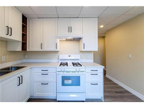 2-344 Main Street W, Hamilton, ON - Indoor Photo Showing Kitchen With Double Sink