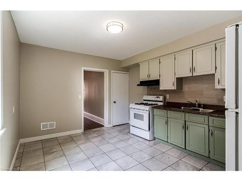 92 Ashley Street, Hamilton, ON - Indoor Photo Showing Kitchen With Double Sink