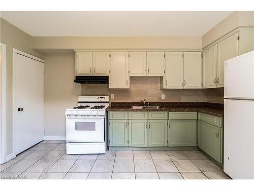 92 Ashley Street, Hamilton, ON - Indoor Photo Showing Kitchen With Double Sink