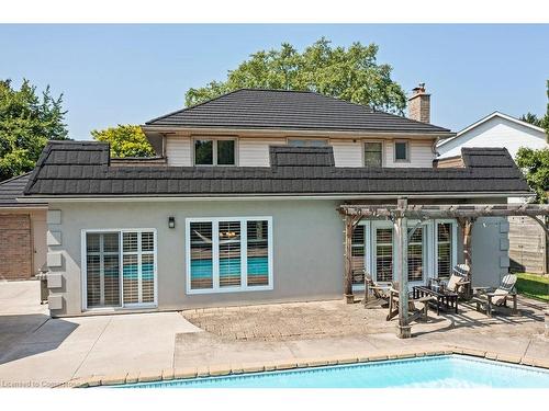 574 Tomahawk Crescent, Ancaster, ON - Outdoor With In Ground Pool