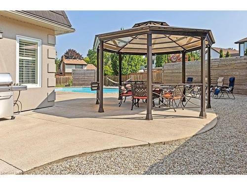 574 Tomahawk Crescent, Ancaster, ON - Outdoor With In Ground Pool