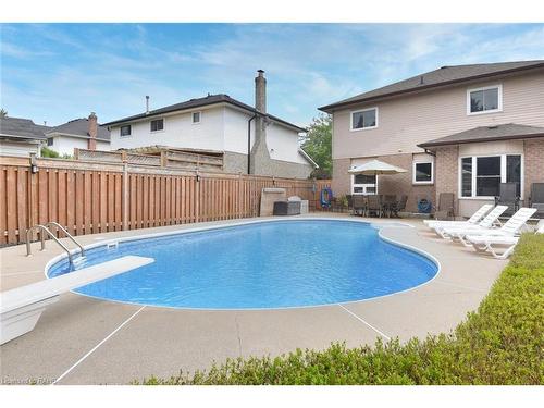 3 Suter Crescent, Dundas, ON - Outdoor With In Ground Pool With Backyard With Exterior