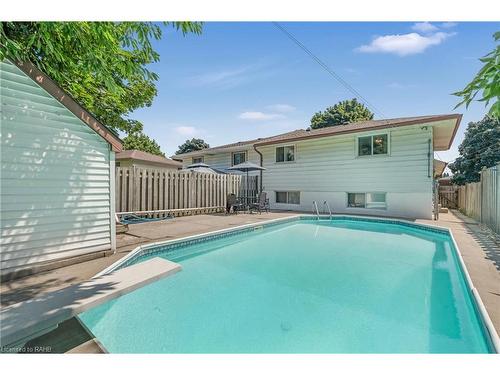 34 Rita Avenue, Hamilton, ON - Outdoor With In Ground Pool With Exterior