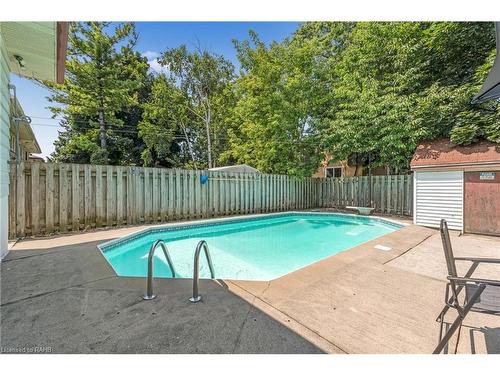 34 Rita Avenue, Hamilton, ON - Outdoor With In Ground Pool With Backyard