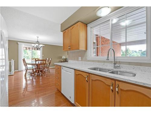 12-20 Courtland Drive, Brantford, ON - Indoor Photo Showing Kitchen With Double Sink