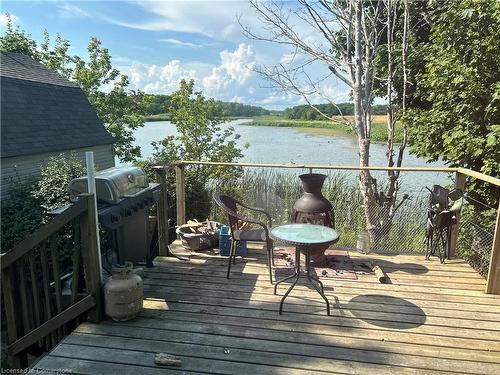 1407 Lakeshore Road, Selkirk, ON - Outdoor With Body Of Water With Deck Patio Veranda With View