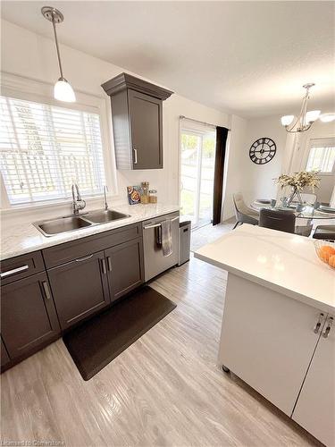 41 Kendell Lane, Ingersoll, ON - Indoor Photo Showing Kitchen With Double Sink