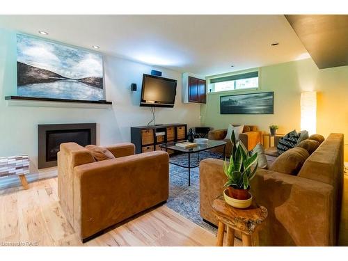 1245 Baldwin Drive, Oakville, ON - Indoor Photo Showing Living Room With Fireplace