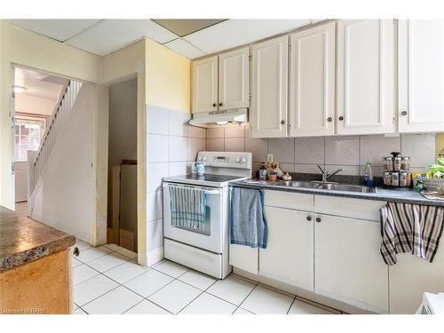 25 Chestnut Avenue, Hamilton, ON - Indoor Photo Showing Kitchen With Double Sink