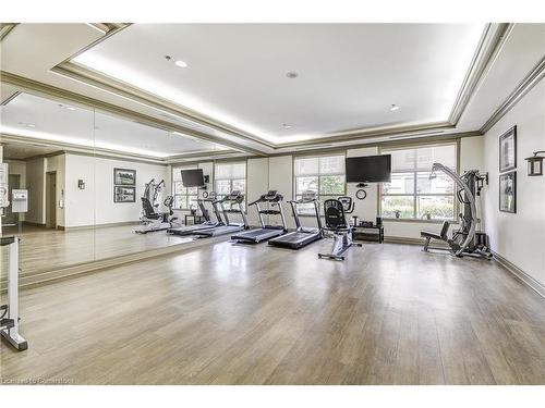 2405-100 Burloak Drive, Burlington, ON - Indoor Photo Showing Gym Room