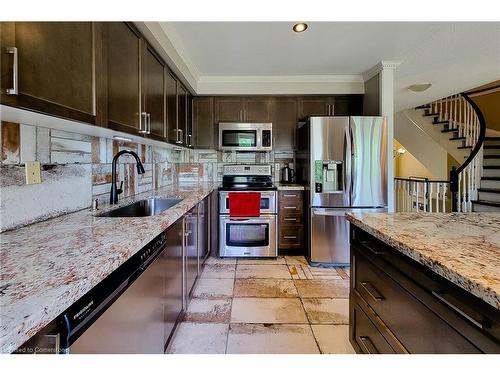 8-5090 Fairview Street, Burlington, ON - Indoor Photo Showing Kitchen With Stainless Steel Kitchen With Upgraded Kitchen