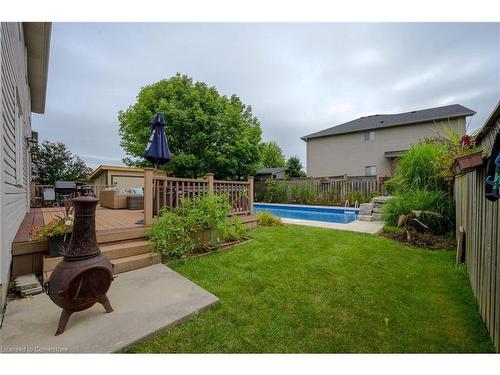 5 Dunrobin Drive, Caledonia, ON - Outdoor With In Ground Pool With Backyard With Exterior