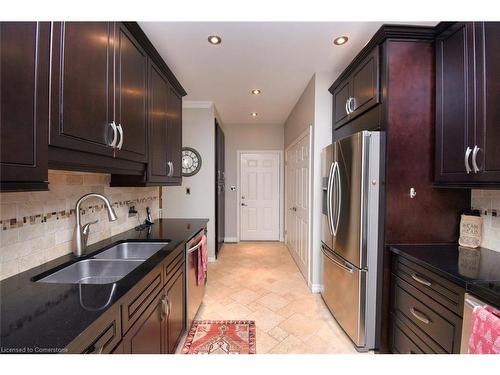 21 Greentrail Drive, Mount Hope, ON - Indoor Photo Showing Kitchen With Double Sink