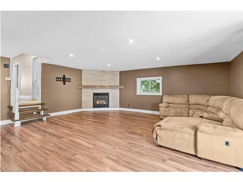 1287 Windham Road 2, Scotland, ON - Indoor Photo Showing Living Room With Fireplace