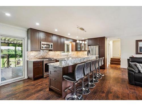 677 Glancaster Road, Mount Hope, ON - Indoor Photo Showing Kitchen With Upgraded Kitchen