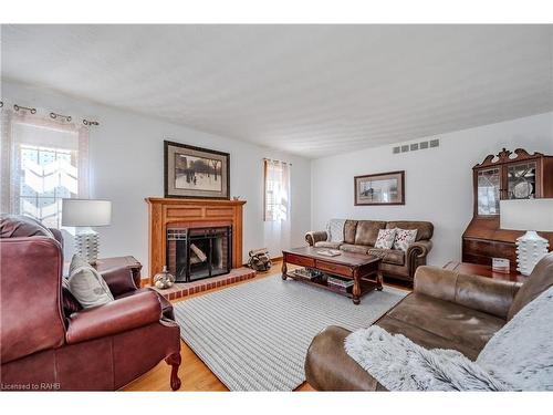 1930 West River Road, Cambridge, ON - Indoor Photo Showing Living Room With Fireplace