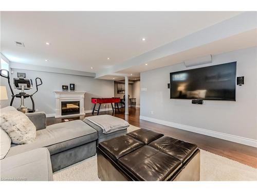 60 Springbreeze Heights, Hamilton, ON - Indoor Photo Showing Living Room With Fireplace