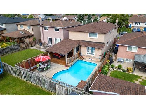 24 Spartan Avenue, Stoney Creek, ON - Outdoor With In Ground Pool With Backyard With Exterior