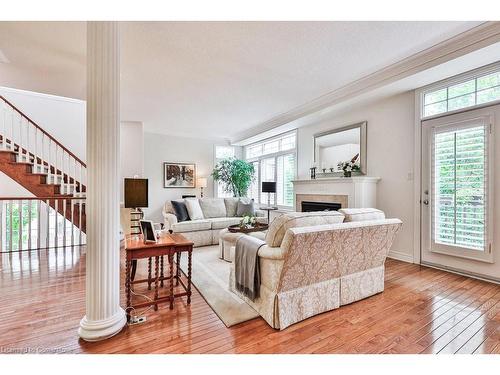 65-1267 Dorval Drive, Oakville, ON - Indoor Photo Showing Living Room With Fireplace