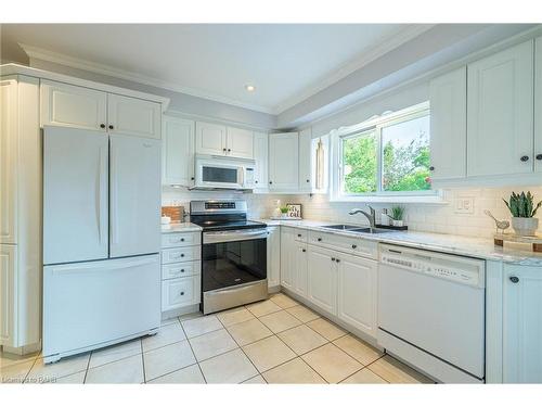 1310 Ester Drive, Burlington, ON - Indoor Photo Showing Kitchen With Double Sink