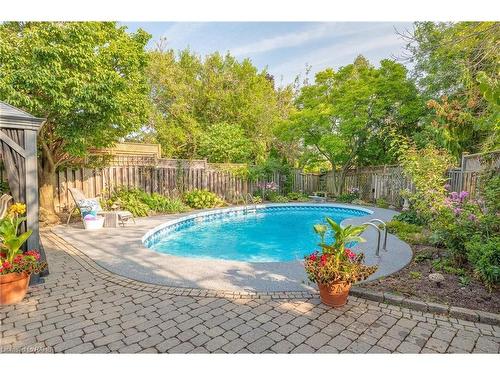 1310 Ester Drive, Burlington, ON - Outdoor With In Ground Pool With Backyard