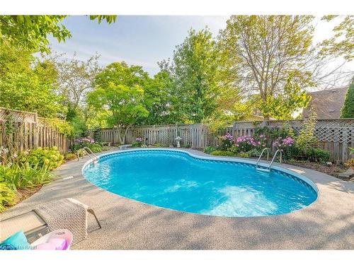 1310 Ester Drive, Burlington, ON - Outdoor With In Ground Pool With Backyard