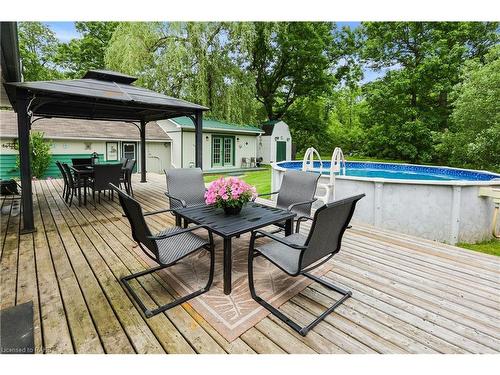 1954 Grayson Avenue, Fort Erie, ON - Outdoor With Above Ground Pool With Deck Patio Veranda