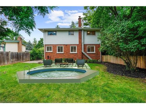 13 Delsey Street, Dundas, ON - Outdoor With In Ground Pool