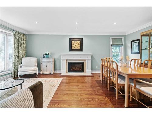 38 Parker Avenue, Ancaster, ON - Indoor With Fireplace