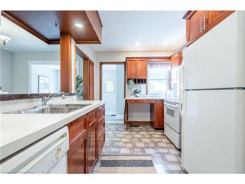 242 Glendale Avenue N, Hamilton, ON - Indoor Photo Showing Kitchen With Double Sink