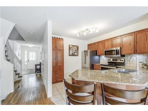 85 Foxborough Drive, Ancaster, ON - Indoor Photo Showing Kitchen With Double Sink