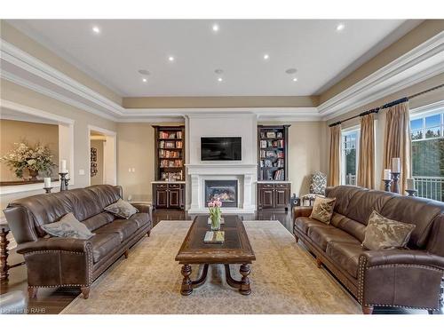 5100 14 Side Road, Milton, ON - Indoor Photo Showing Living Room With Fireplace