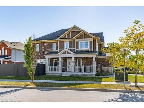 128 Mcmonies Drive, Waterdown, ON - Outdoor With Deck Patio Veranda With Facade