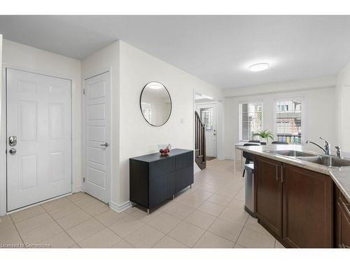 128 Mcmonies Drive, Waterdown, ON - Indoor Photo Showing Kitchen With Double Sink