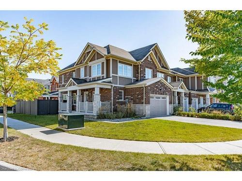 128 Mcmonies Drive, Waterdown, ON - Outdoor With Deck Patio Veranda With Facade