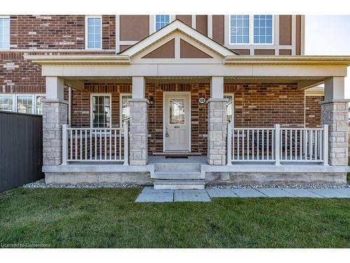 128 Mcmonies Drive, Waterdown, ON - Outdoor With Deck Patio Veranda With Facade