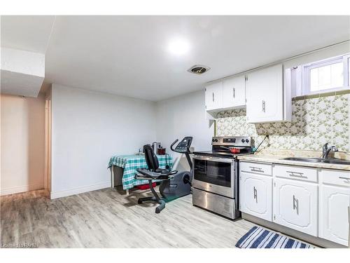 404 Queenston Road, Hamilton, ON - Indoor Photo Showing Kitchen With Double Sink