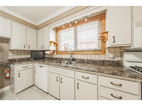 38 Cardinal Drive, Hamilton, ON - Indoor Photo Showing Kitchen With Double Sink