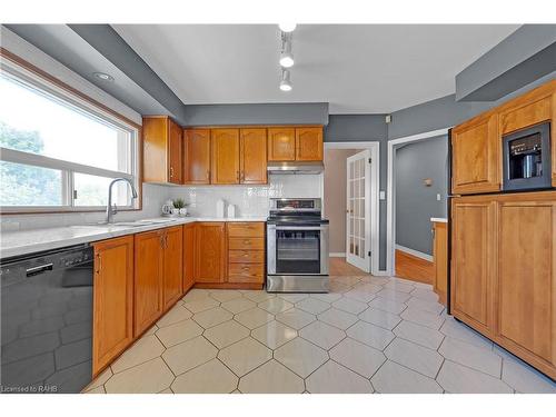 183 Federal Street, Stoney Creek, ON - Indoor Photo Showing Kitchen With Double Sink