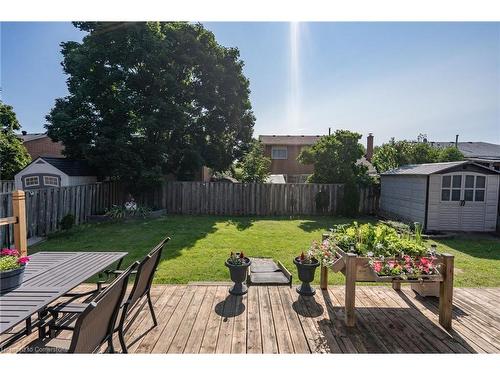 674 Laurier Avenue, Milton, ON - Outdoor With Deck Patio Veranda With Backyard