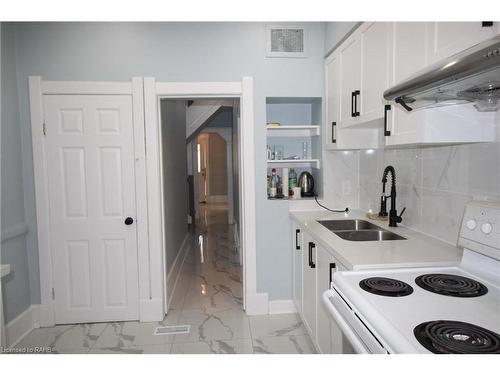 701 Wilson Street, Hamilton, ON - Indoor Photo Showing Kitchen With Double Sink