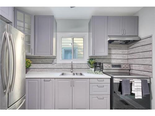 4570 Fourth Avenue, Niagara Falls, ON - Indoor Photo Showing Kitchen With Stainless Steel Kitchen With Double Sink