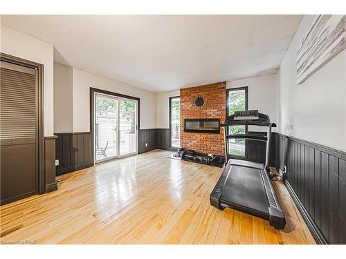 65 Banff Street, Caledonia, ON - Indoor Photo Showing Other Room With Fireplace