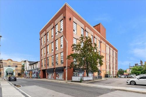 403-11 Rebecca Street, Hamilton, ON - Outdoor With Facade